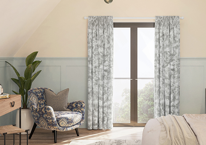 Cyrus Crushed Velvet, Glint - Made to Measure Curtains - Image 3